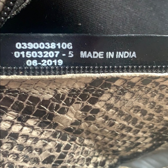 ASOS design flat leather snakeskin bootie cream - Picture 8 of 9